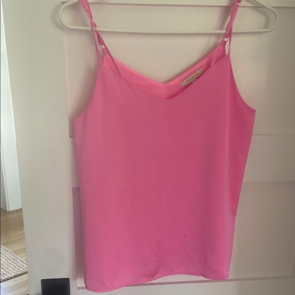 Skies Are Blue Pink Fitted Camisole Top